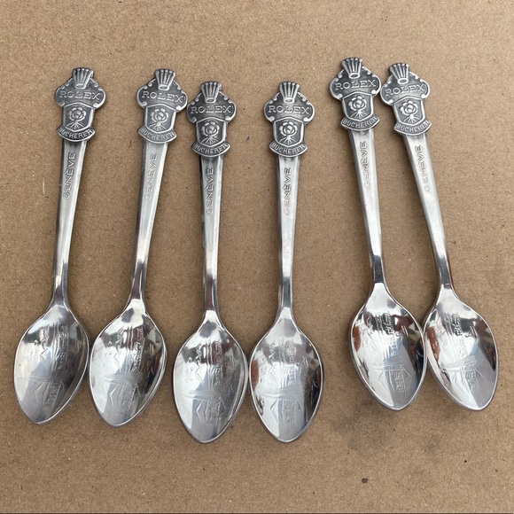 Rolex spoons - set of six. From Switzerland. - Picture 2 of 3
